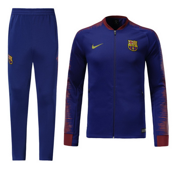 Survetement Football Barcelone 2018-19 Bleu Rouge